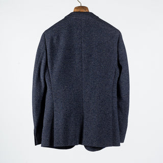 Strellson Textured Navy Cotton Blend Blazer - Wool, Cotton, Cashmere - View 5