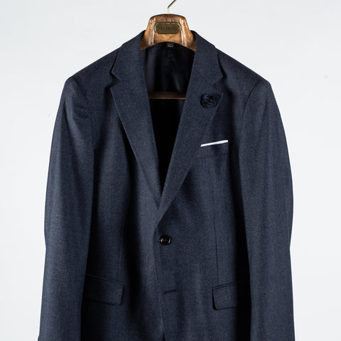 Joop Navy Hozig Blazer - Wool, Silk, Suede, Slim Fit - View 6