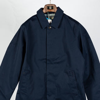 Barbour Navy Short Rokig Waterproof Jacket - Cotton, Denim, Polyester, Knit - View 7
