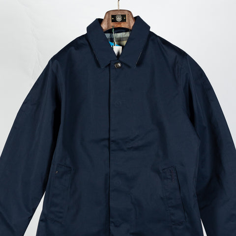 Barbour Navy Short Rokig Waterproof Jacket - Cotton, Denim, Polyester, Knit - View 7