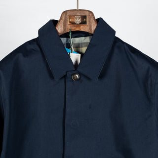Barbour Navy Short Rokig Waterproof Jacket - Cotton, Denim, Polyester, Knit - View 8