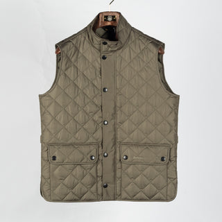 Barbour Dusty Olive Lowerdale Gilet — front view