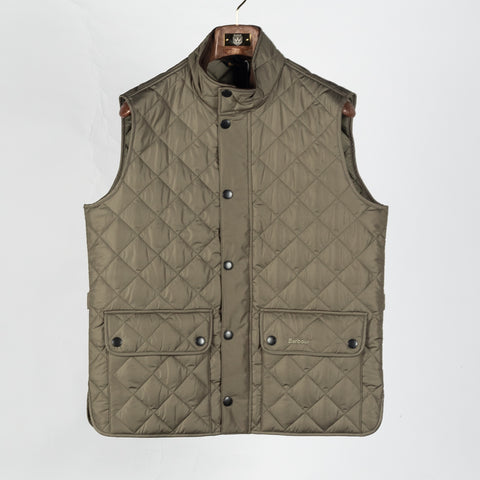 Barbour Dusty Olive Lowerdale Gilet — front view