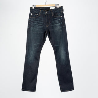 AG Everett 2 Years Emmet Slim Straight Denim - Tan, Cotton, Denim, Stretch, Straight Fit