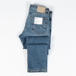 AG Tellis Bellingham Stretch Denim - Oat, Cotton, Denim, Polyester, Slim Fit, Knit - View 8