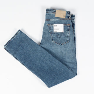 AG Tellis Bellingham Stretch Denim - Oat, Cotton, Denim, Polyester, Slim Fit, Knit - View 9