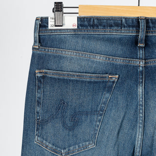 AG Tellis Horsetail Ultimate Stretch Denim - Blue, Cotton, Denim, Stretch, Slim Fit, Knit - View 6