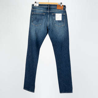 AG Tellis Horsetail Ultimate Stretch Denim - Blue, Cotton, Denim, Stretch, Slim Fit, Knit - View 5