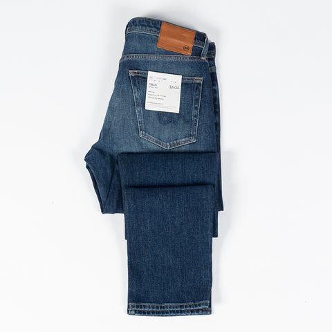 AG Tellis Horsetail Ultimate Stretch Denim - Blue, Cotton, Denim, Stretch, Slim Fit, Knit - View 8