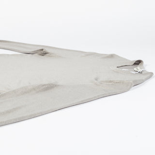 Gran Sasso Oatmeal Summer Cashmere Crewneck Sweater - Tan, Cashmere, Denim, Knit, Made In Italy - View 8