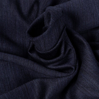 Latorre Textured Navy Stretch Blazer - Wool, Denim, Stretch, Made In Italy - Alternate View