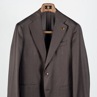 Latorre Textured Brown Summer Suit - Wool, Italian, Made In Italy - View 6