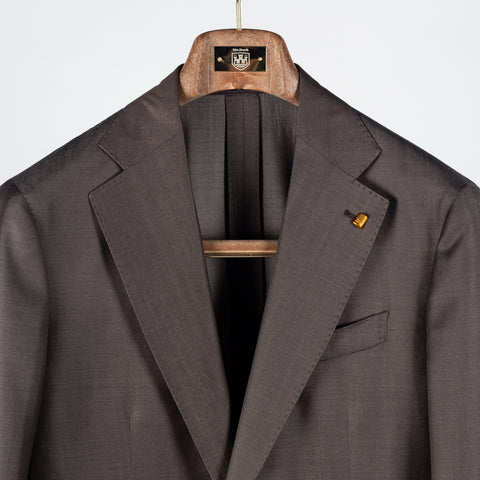 Latorre Textured Brown Summer Suit - Wool, Italian, Made In Italy - View 7