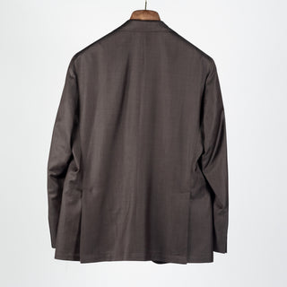 Latorre Textured Brown Summer Suit - Wool, Italian, Made In Italy - View 5