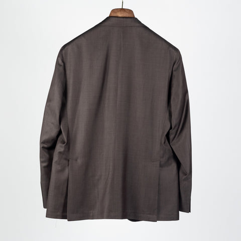 Latorre Textured Brown Summer Suit - Wool, Italian, Made In Italy - View 5