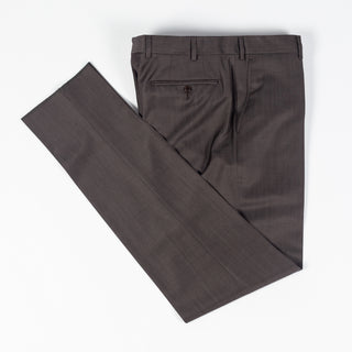 Latorre Textured Brown Summer Suit - Wool, Italian, Made In Italy - View 17