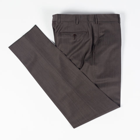 Latorre Textured Brown Summer Suit - Wool, Italian, Made In Italy - View 17