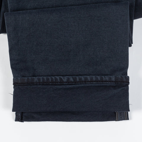 Tellis Salvage Sulfur Marine Haze - Black, Cotton, Denim, Stretch, Slim Fit, Check, Artisan - View 9