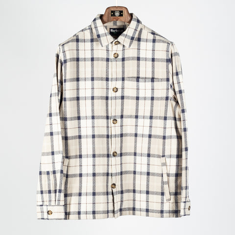 Barbour Vennel Textured Tartan Overshirt - Cotton