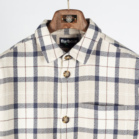 Barbour Vennel Textured Tartan Overshirt - Cotton - View 8
