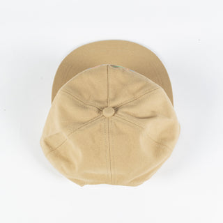 Wythe Khaki Chainstitched Canvas Ranch Hat - Red, Cotton, Denim, Canvas - Detail View