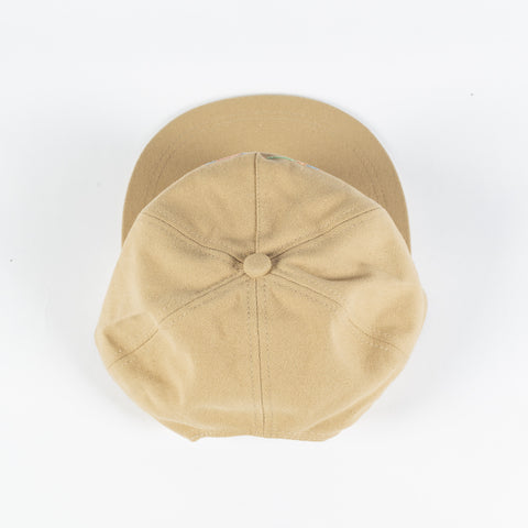 Wythe Khaki Chainstitched Canvas Ranch Hat - Red, Cotton, Denim, Canvas - Detail View