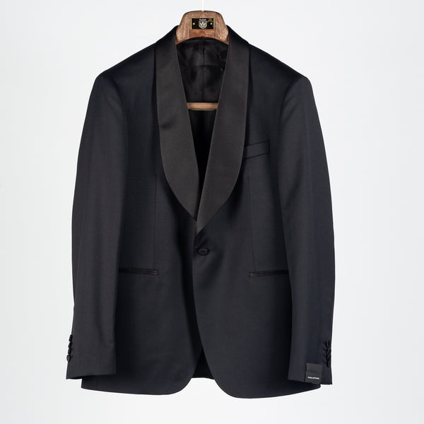 Navy Super 110 Wool Shawl Lapel Tuxedo