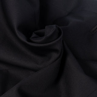 Tagliatore Navy Super 110 Wool Shawl Lapel Tuxedo - Wool, Silk, Super 110, Tapered, Matte, Made In Italy - Alternate View