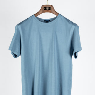 Steel Blue Seasonal PYA Iconic T-Shirt - Cotton, Pima Cotton, Peruvian Pima, Slim Fit, Made In Peru - View 5