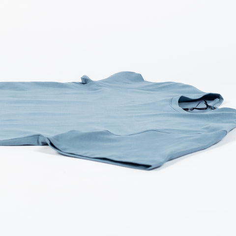 Steel Blue Seasonal PYA Iconic T-Shirt - Cotton, Pima Cotton, Peruvian Pima, Slim Fit, Made In Peru - View 7