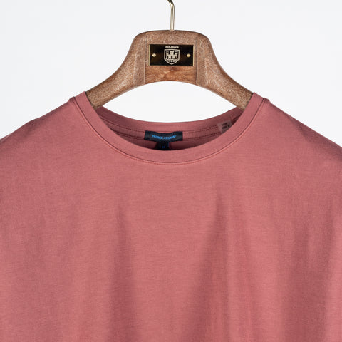 Brick Red Seasonal PYA Iconic T-Shirt - Blue, Cotton, Pima Cotton, Peruvian Pima, Slim Fit, Made In Peru - View 6