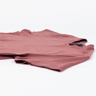 Brick Red Seasonal PYA Iconic T-Shirt - Blue, Cotton, Pima Cotton, Peruvian Pima, Slim Fit, Made In Peru - View 7