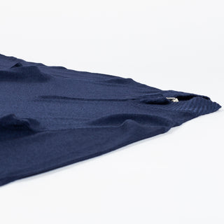 Gran Sasso Vintage Navy Wool 1/4 Zip Sweater - Wool, Merino, Knit, Made In Italy - View 8