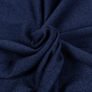 Gran Sasso Vintage Navy Wool 1/4 Zip Sweater - Wool, Merino, Knit, Made In Italy - Alternate View