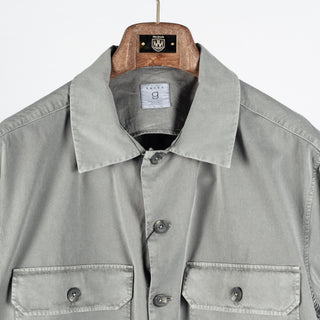 Xacus Graphite Dyed Shacket - Grey, Cotton - View 7