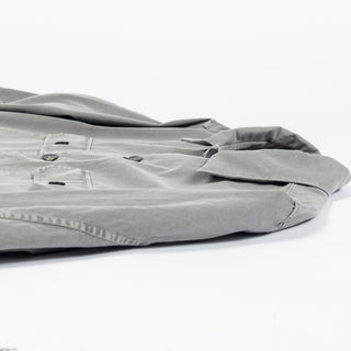 Xacus Graphite Dyed Shacket - Grey, Cotton - View 8