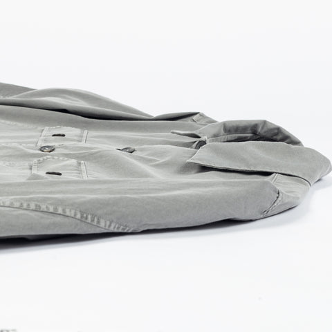 Xacus Graphite Dyed Shacket - Grey, Cotton - View 8