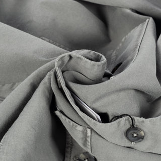 Xacus Graphite Dyed Shacket - Grey, Cotton - Alternate View