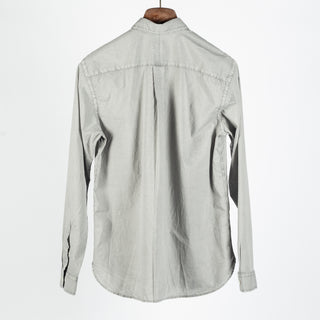 Xacus Graphite Dyed Button Up Shirt - Grey, Cotton - View 5