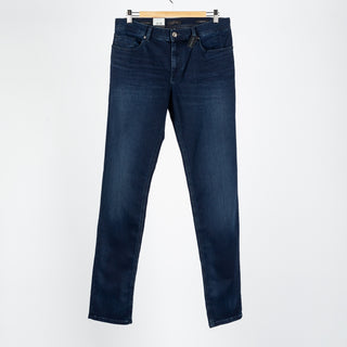 Alberto Navy Pipe 1563 Pipe Denim - Cotton, Denim, Polyester