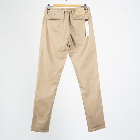 Tramarossa Tan Super Stretch Luis Chinos - Cotton, Suede, Polyester, Regular Fit, Matte, Made In Italy - View 5
