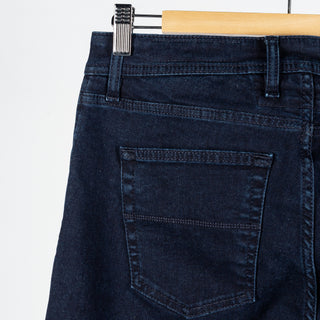 Tramarossa Blue Raw R-Elax Michelangelo Stretch Denim - Cotton, Denim, Suede, Slim Fit, Matte, Made In Italy - View 6