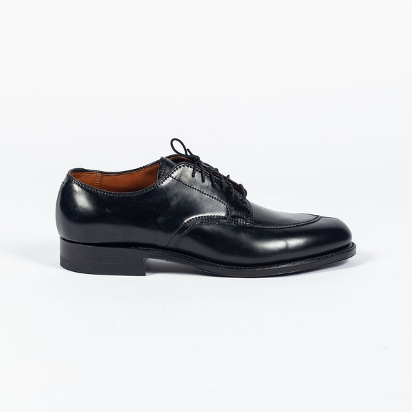 87150 Black Shell Cordovan V-Tip Blucher