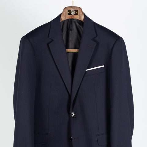 Joop Navy Herby-Blayr Travel Suit - Wool, Polyester, Stretch, Slim Fit - View 6