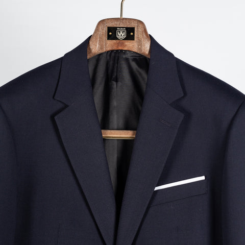 Joop Navy Herby-Blayr Travel Suit - Wool, Polyester, Stretch, Slim Fit - View 7