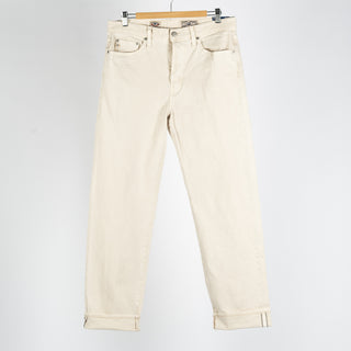 Felix Sulfur Sienna Sand Vintage Straight Selvage Denim - Black, Cotton, Denim, Stretch, Straight Fit