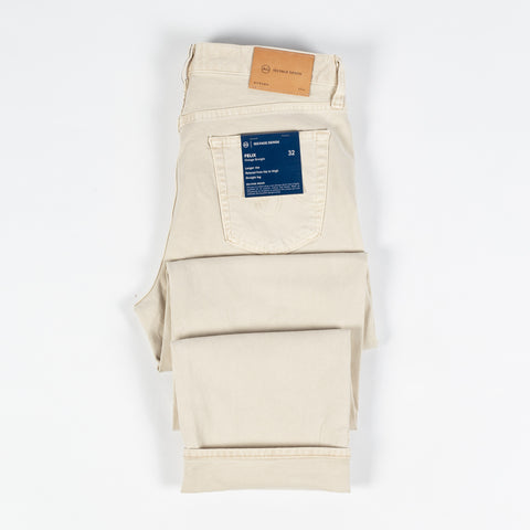 Felix Sulfur Sienna Sand Vintage Straight Selvage Denim - Black, Cotton, Denim, Stretch, Straight Fit - View 8