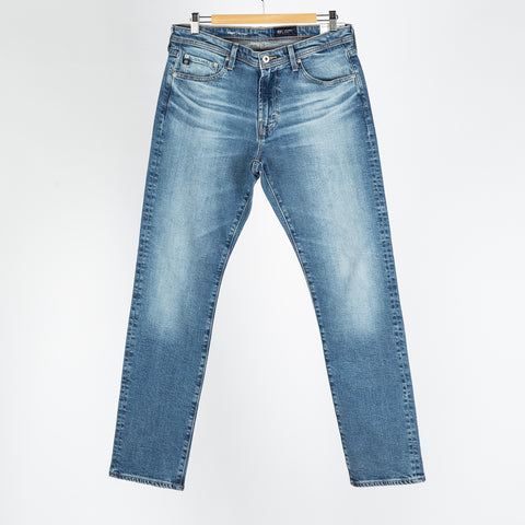 AG Everett Chaparral Comfort Stretch Denim - Blue, Cotton, Denim, Lyocell, Relaxed Fit, Knit