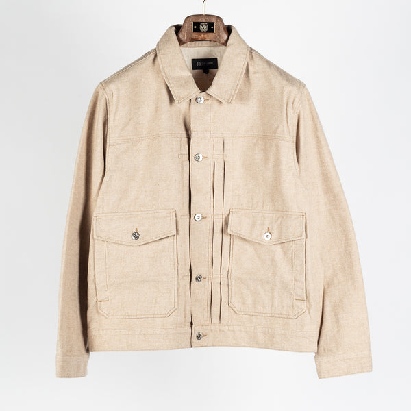 Melange Camel Sid Trucker Jacket