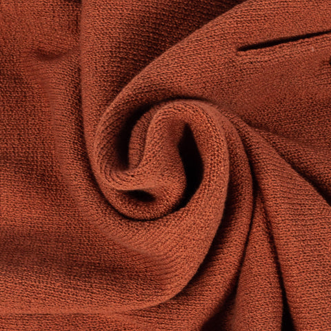 Gran Sasso Burnt Orange Cotton-Cashmere Crêpe Knit Polo - Tan, Cotton, Cashmere, Denim, Slim Fit, Made In Italy -...